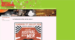 Desktop Screenshot of festivaldelamer.fr