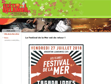 Tablet Screenshot of festivaldelamer.fr